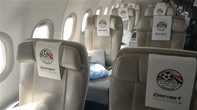 مصر للطيران تنقل المنتخب الوطني من المغرب عقب التأهل لكأس العالم 