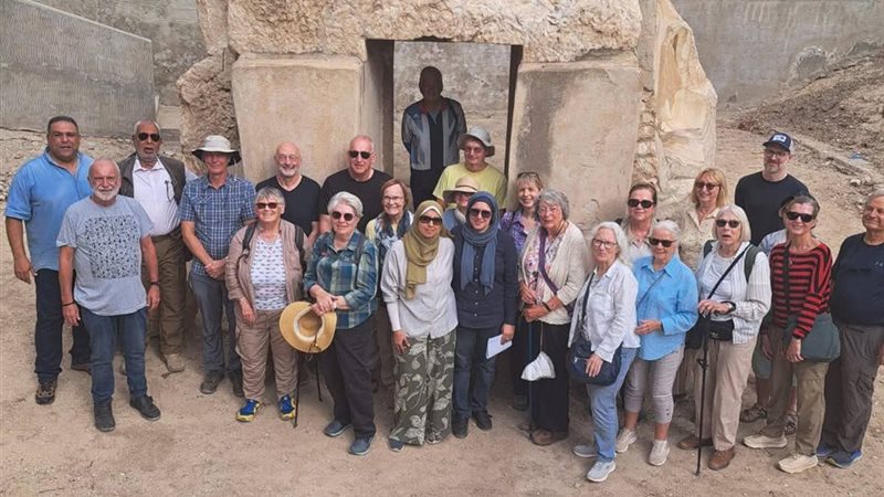 جانب من الزيارة 