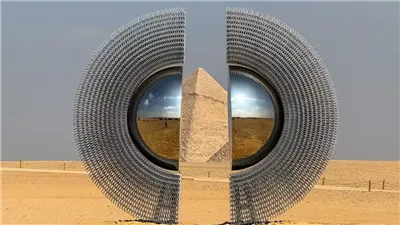 فنانون عالميون يعرضون أعمالهم أمام الأهرامات في معرض 