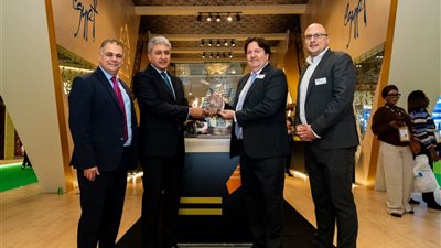 الجناح المصري يفوز بجائزة أفضل تصميم في بورصة لندن الدولية للسياحة WTM