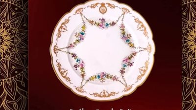 صحن ملكي فرنسي بمتحف ركن فاروق يكشف أسرار الشعار الملكي للملك فاروق