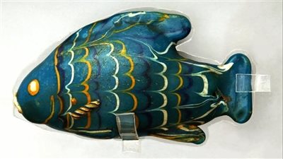  المتحف المصري يكشف حاوية تجميل فريدة على هيئة سمكة من عصر الدولة الحديثة 