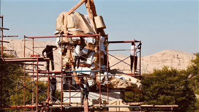 إنجاز أثري جديد.. مشروع عملاق يعيد هيبة معبد أمنحتب الثالث