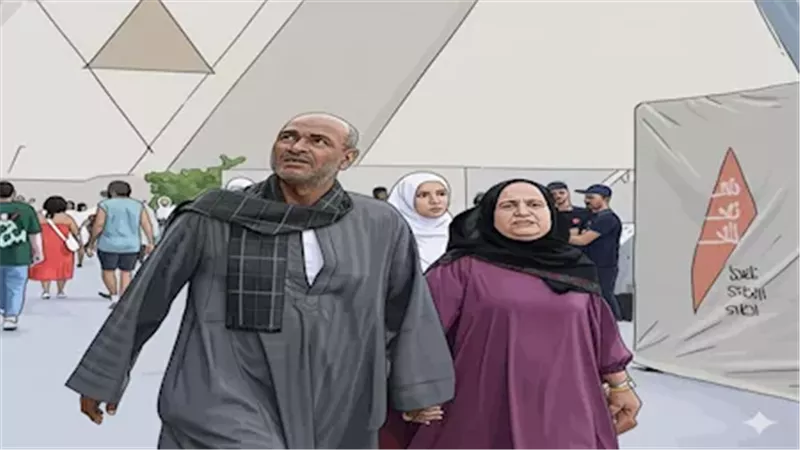 مواطن يرتدي جلباب