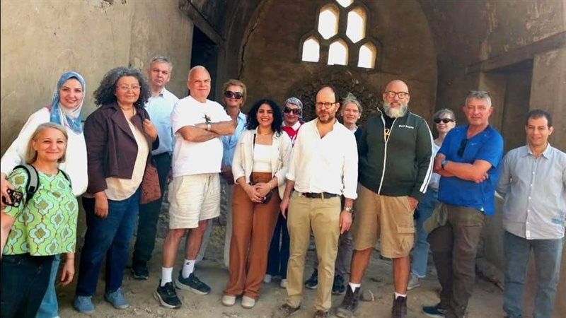 جانب من الزيارة 