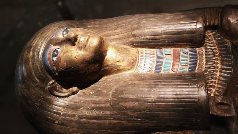 تابوت يويا المعروض