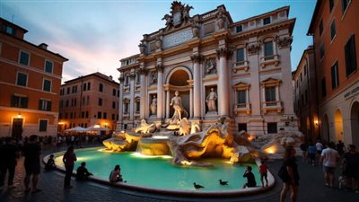 نافورة تريفي في روما لم تعد كما عهدته.. من يملك حق الاقتراب؟