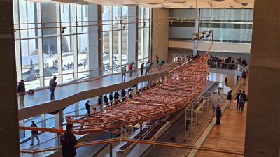 بعد البدء في تركيبها.. مركب خوفو الثانية شاهد على عظمة بناء الأهرامات 