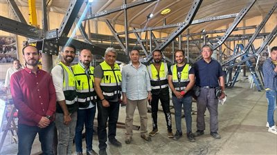 عبقرية اللواء عاطف مفتاح في تصميم الهيكل الفولاذي الحامل لمركب خوفو الثانية