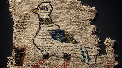 حمامة السلام.. متحف الحضارة يعرض قطعة من النسيج القبطي النادر