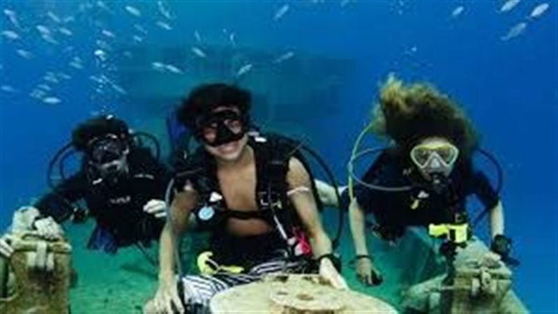 أنشطة الغوص 