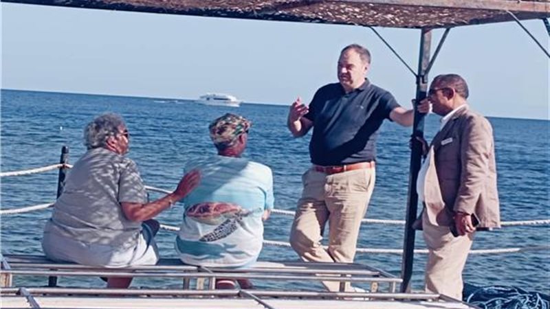 جانب من الزيارة