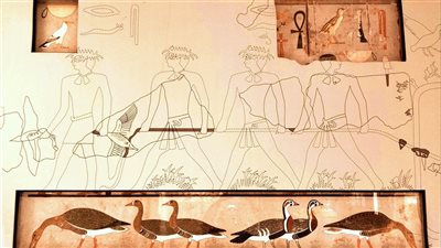 جدارية أوز ميدوم.. سيمفونية خالدة من قلب الفن المصري القديم