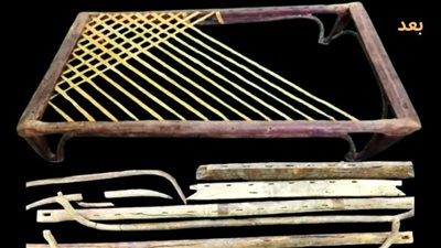 الترميم في كوم أوشيم.. استعادة ألواح خشبية ملونة من الدولة الوسطى (خاص)