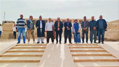 لجنة من الآثار تزور مواقع جرجا والبلينا الأثرية لمتابعة أعمال التطوير (خاص)