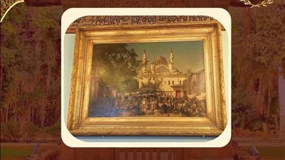 سحر الشرق في لوحة فنية نادرة بمتحف قصر المنيل