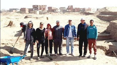 ختام أعمال الرفع المعماري بحفائر تل الرطابي بالإسماعيلية (خاص)