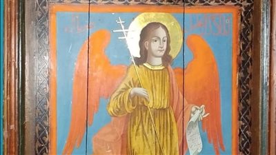 أيقونة الملاك غبريال.. تحفة قبطية نادرة تتلألأ في متحف النوبة