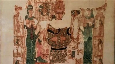 المتحف المصري يعرض نسيجًا جنائزيًا نادرًا من مقبرة «باك إن رنف» بسقارة