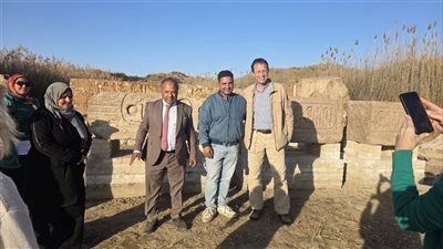 السفير الإسباني بالقاهرة يتفقد أعمال البعثة الإسبانية بمدينة هناسيا (خاص)