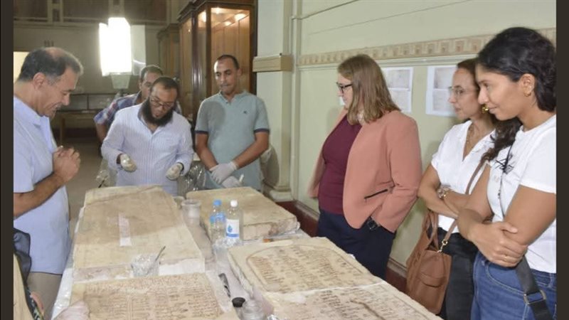 جانب من الترميم 