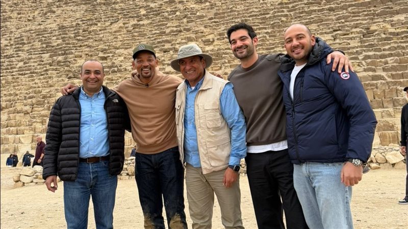 جانب من الزيارة 