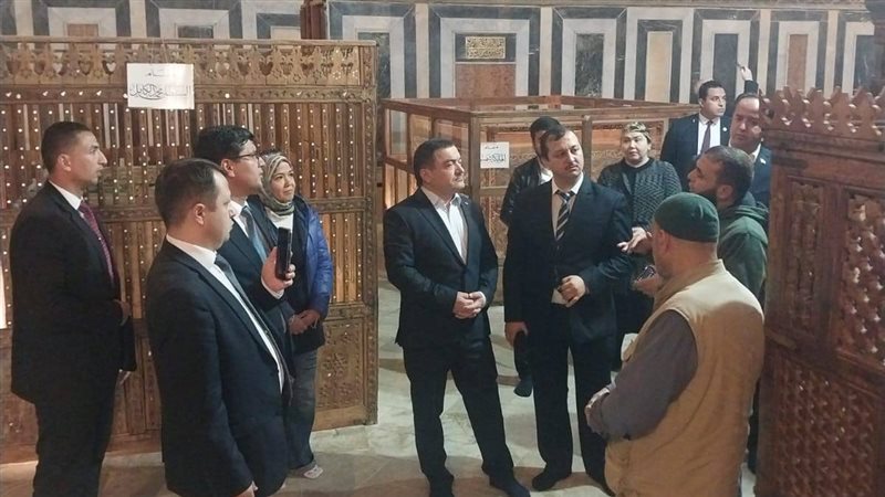 جانب من الزيارة 