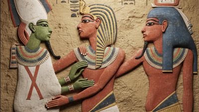 نقش فريد في مقبرة توت عنخ آمون يكشف أسرار الحياة الآخرة عند المصريين القدماء