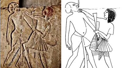 مشهد نادر من سقارة يوثق لحظة عقاب زعيم من كوش خالف النظام العسكري المصري