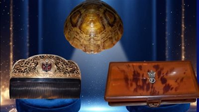 درقة السلحفاة.. جوهرة بحرية تروي مظاهر الرفاهية الملكية في متحف المجوهرات 