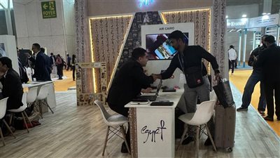 اير كايرو تتألق بمعرض SATTE السياحي بالهند