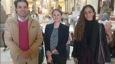 المتحف المصري بالتحرير يستقبل الملحق الثقافي للسفارة السويسرية