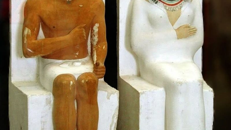 تمثالي رع حتب ونفرت