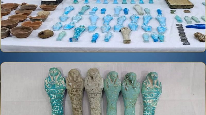 جانب من المضبوطات 