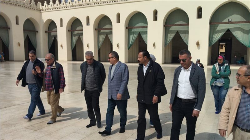 جانب من الزيارة 