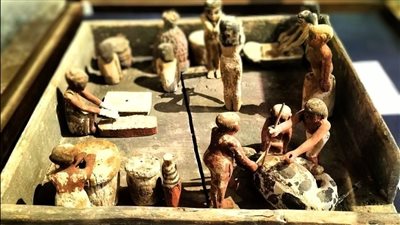 تجسيد مبكر للمساواة.. نموذج مطبخ مصري يكشف روح التعاون بسقارة