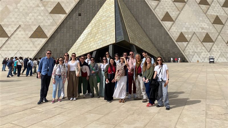 جانب من الزيارة