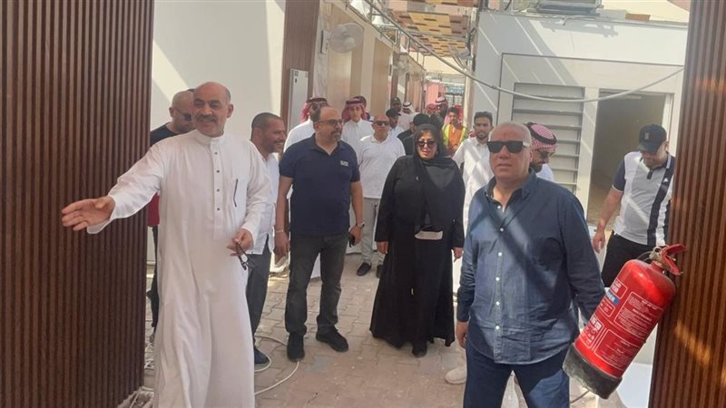 وفد غرفة شركات السياحة بمخيمات الحجاج