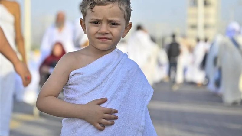 طفل في موسم الحج