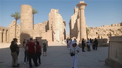 جولة من الأعلى للآثار تفقد أبرز المعالم بين قنا والأقصر (خاص) 
