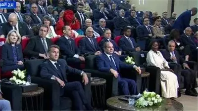 بدء فعاليات افتتاح المقر الجديد لجامعة سنجور بحضور الرئيس السيسى وماكرون