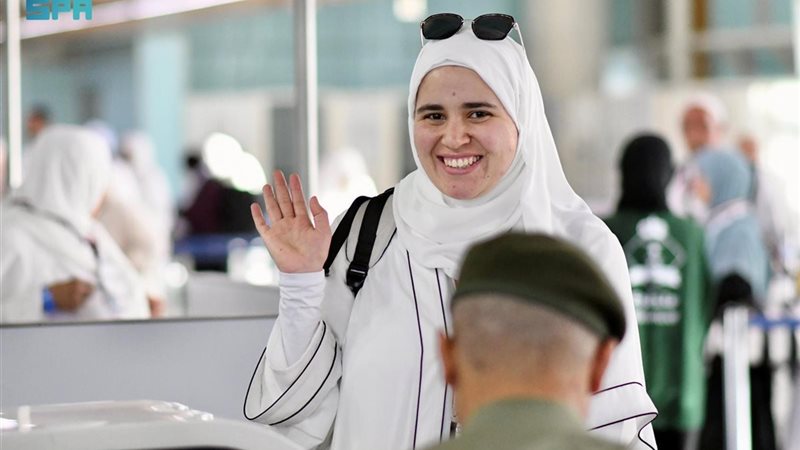 استقبال حجاج مصر 
