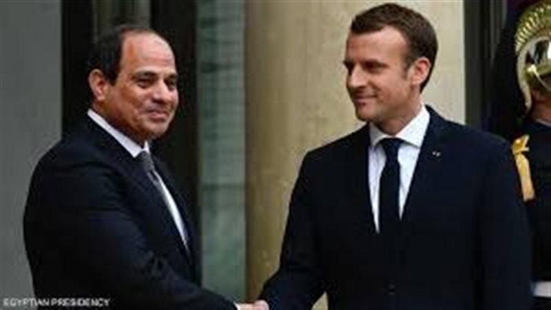الرئيس السيسي وماكرون