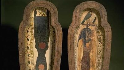 تابوت مهيب من الأسرة الـ26 يجسد براعة فنون الدفن في مصر القديمة