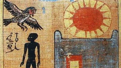 مشهد رمزي مبهر من كتاب الموتى يكشف فلسفة الروح والبعث في مصر القديمة