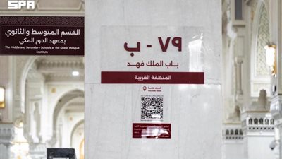 خريطة تفاعلية تُسّهل وصول الحجاج إلى مواقع الخدمات والمرافق داخل المسجد النبوي