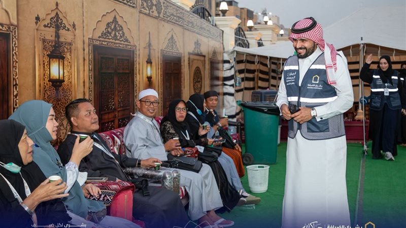 بشرى الضيافة تنظم زيارة للحجاج 