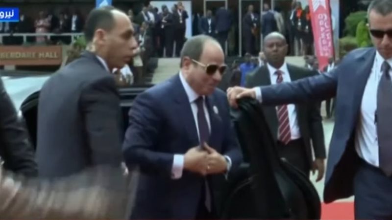 وصول الرئيس السيسي