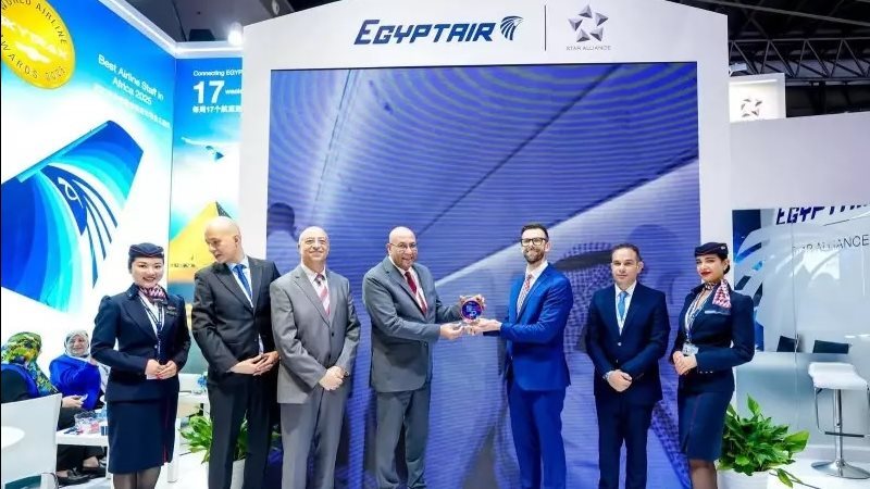مصر للطيران تُحلّق بقوة في شنغهاي