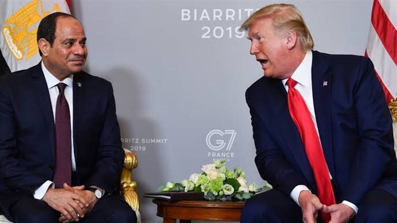 الرئيسان السيسي وترامب